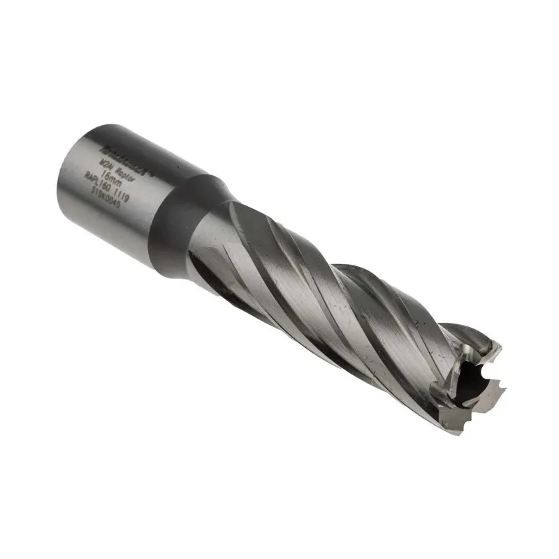 Rotabroach Magnetic Drill Bit HSS 16 mm Cutting Diameter, 50 mm Depth, Bright Finish, RAPL160