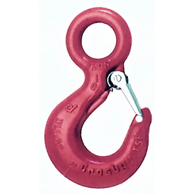 Crosby Swivel Lifting Hook Carbon Steel 1.6t Working Load Limit 400g Eye Safety Latch 04F0100