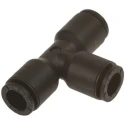 Legris LF 3000 Series Push-In Pneumatic Equal Tee Connector 16mm Plastic 80°C 3104 16 00