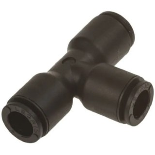 Legris LF 3000 Series Push-In Pneumatic Equal Tee Connector 16mm Plastic 80°C 3104 16 00