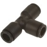 Legris LF 3000 Series Push-In Pneumatic Equal Tee Connector 16mm Plastic 80°C 3104 16 00
