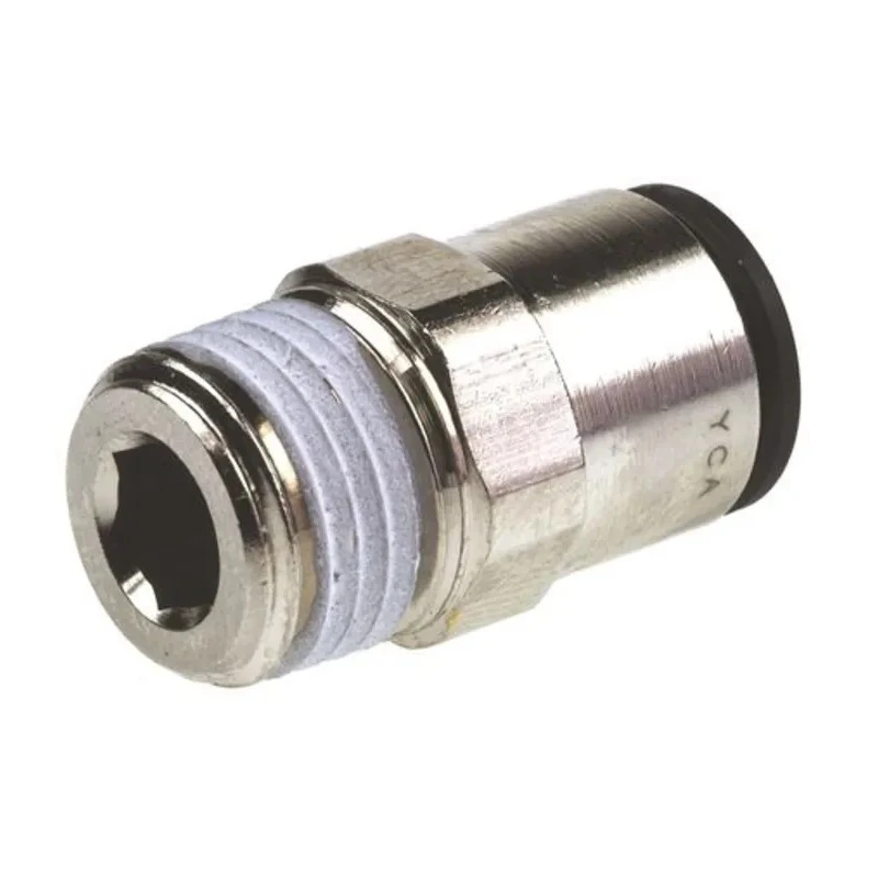Legris LF3000 Series Male Pneumatic Fitting, 1/2 in R Thread, Push-in Tube, 16mm, Polymer, 