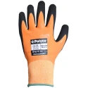 Polyco Healthline Grip It Orange Nitrile Work Gloves Size 9 Cut Resistant Nitrile Foam Coating GIOK3/09
