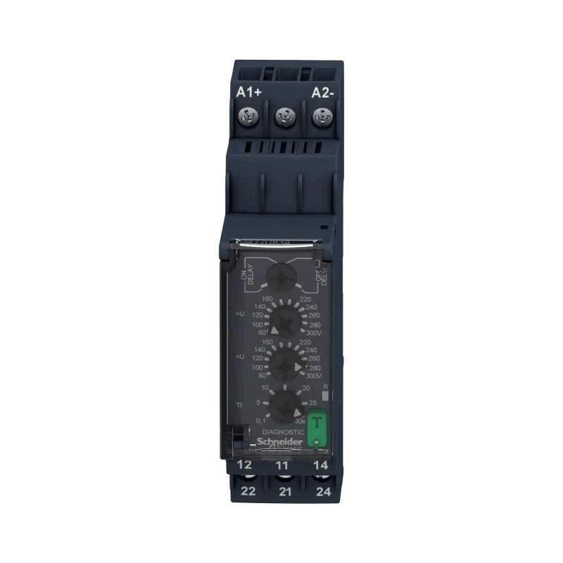 Schneider Electric Monitoring Relay 1 Phase DPDT, DIN Rail, 110–240V AC, 8A, Harmony Control RM22UB34
