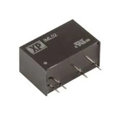 XP Power Isolated DC-DC Converter 12V, -12V, 83mA, 13.2V DC Input, 2W, SIP Through Hole, Medical, -40°C to 85°C IML02