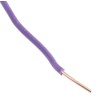 RS PRO H07V-U Series Purple Hook Up Wire 1.5 mm², 100m, PVC Insulation, Copper, 450/750V, Solid, 536-293