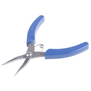 RS PRO 1-Piece Stainless Steel Round Nose Plier, Long Nose, 130mm Overall Length, 25mm Jaw 536-335