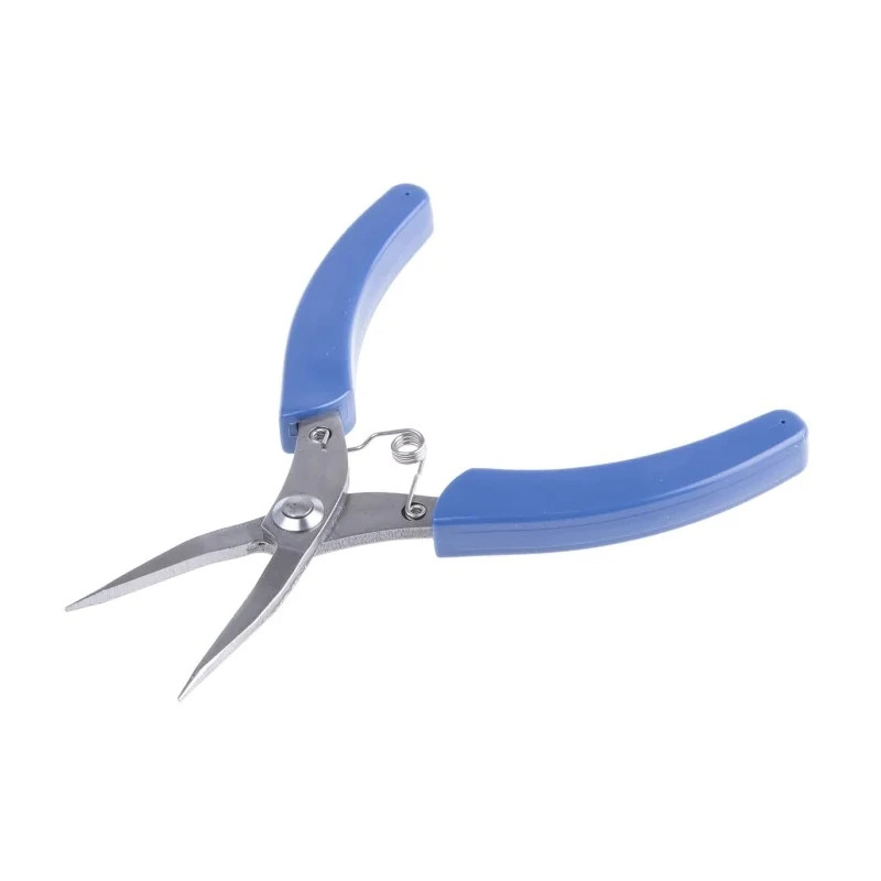 RS PRO 1-Piece Stainless Steel Round Nose Plier, Long Nose, 130mm Overall Length, 25mm Jaw 536-335