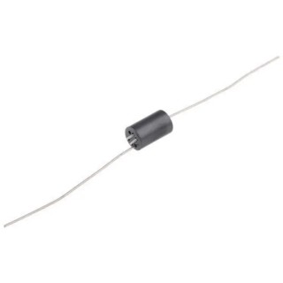 Wurth Elektronik Ferrite Bead Axial 6-Hole, Through Hole, 10 mm Height, 6 mm Diameter, 670Ω at 25 MHz, 3A, Tape & 7427502
