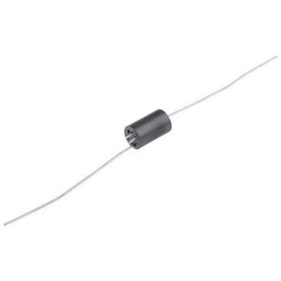 Wurth Elektronik Ferrite Bead Axial 6-Hole, Through Hole, 10 mm Height, 6 mm Diameter, 670Ω at 25 MHz, 3A, Tape & 7427502