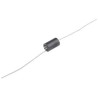 Wurth Elektronik Ferrite Bead Axial 6-Hole, Through Hole, 10 mm Height, 6 mm Diameter, 670Ω at 25 MHz, 3A, Tape & 7427502