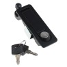 RS PRO Die Cast Zinc Lockable Compression Latch 111 mm x 31.5 mm Black Powder Coated 124-1900