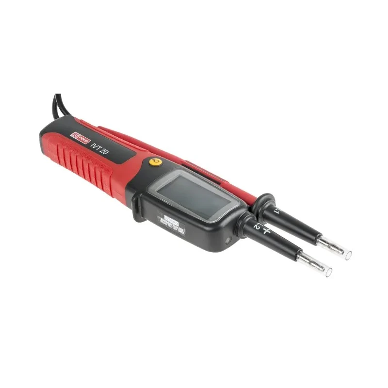 RS PRO LCD Voltage Tester IVT-20, 750V AC/DC, Continuity Check, Battery Powered, IP65, Tensilica LX6