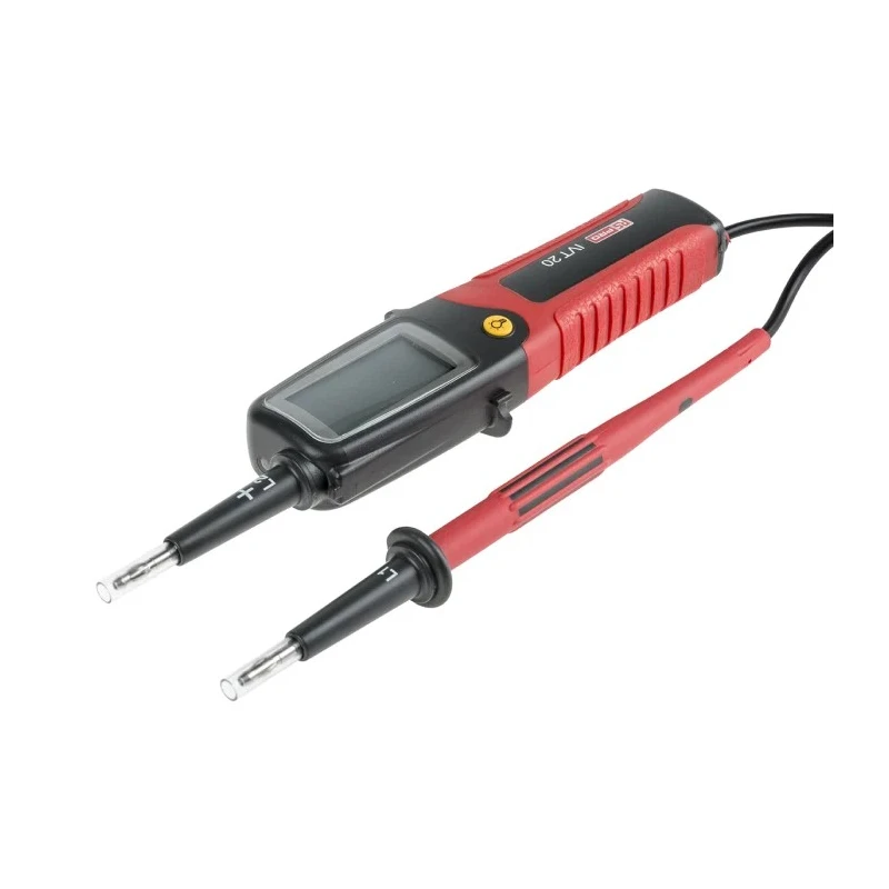 RS PRO LCD Voltage Tester IVT-20, 750V AC/DC, Continuity Check, Battery Powered, IP65, Tensilica LX6