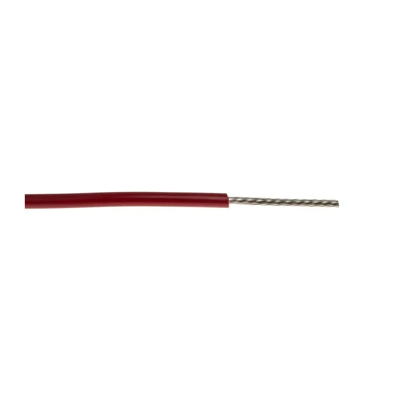 Alpha Wire Hookup Wire PVC Series Red, 20 AWG, 10 x 0.25 mm Strands, 305 m, Flame Retardant, 3053 RD001