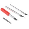 RND 16 Piece Craft Knife Set Plastic, Aluminium Alloy, Assorted Blades, Storage Case 537-439