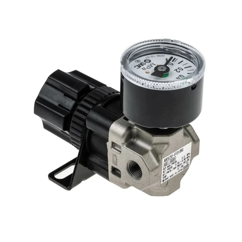 SMC Pneumatic Pressure Regulator G 1/8 0.05 MPa , Compact, 60°C Max Operating Temperature ARX20