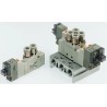 SMC Pneumatic Solenoid Valve 5/2 Solenoid G SY5000 Series 24V DC Die Cast Aluminium One-Touch Fitting
