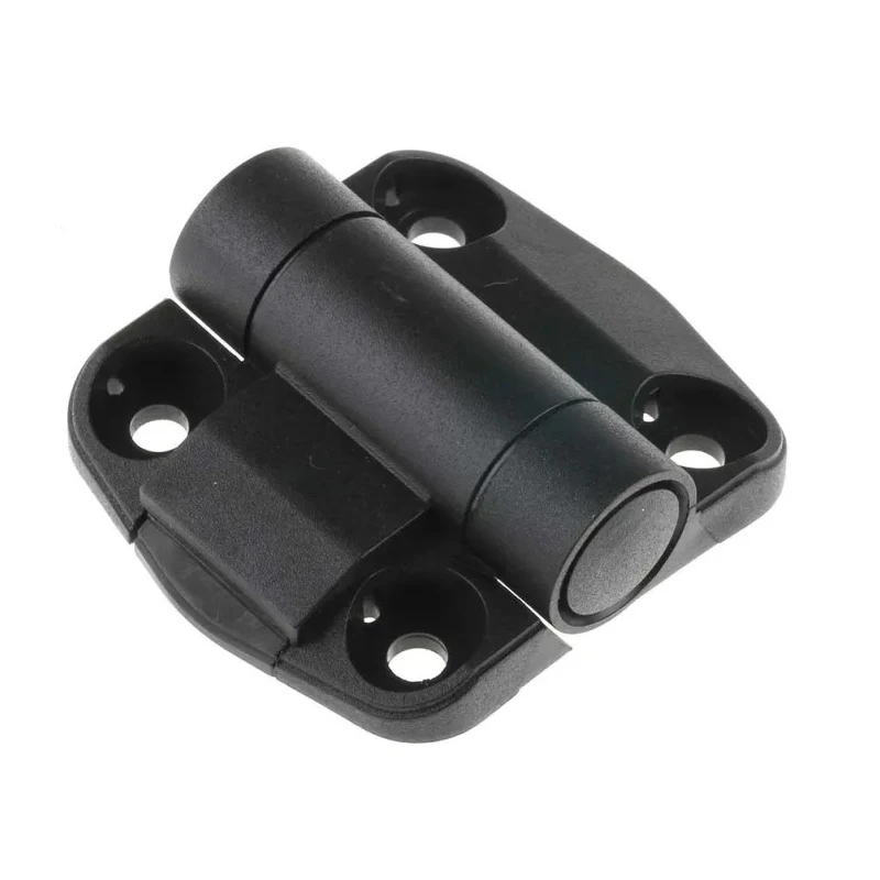 RS PRO Matt Thermoplastic Detent Hinge, Fixed Pin, Screw Fixing, 57mm x 51mm 124-1909