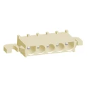 TE Connectivity Universal MATE-N-LOK PCB Header 5 Contacts 6.35mm Pitch Right Angle Through Hole 1969808-1
