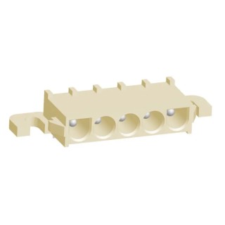 TE Connectivity Universal MATE-N-LOK PCB Header 5 Contacts 6.35mm Pitch Right Angle Through Hole 1969808-1
