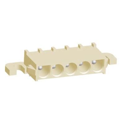 TE Connectivity Universal MATE-N-LOK PCB Header 5 Contacts 6.35mm Pitch Right Angle Through Hole 1969808-1