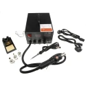RS PRO Hot Air SMD Rework Station 700W, 220V-240V, 2 Outputs, LED Display, ESD Safe 124-4134