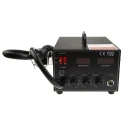 RS PRO Hot Air SMD Rework Station 700W, 220V-240V, 2 Outputs, LED Display, ESD Safe 124-4134