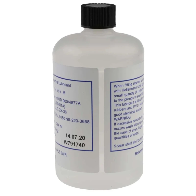 HellermannTyton Hellerine Lubricant Cable Sleeve Tool 284ml, For Tubing & Grommets RS.LUB-284ML