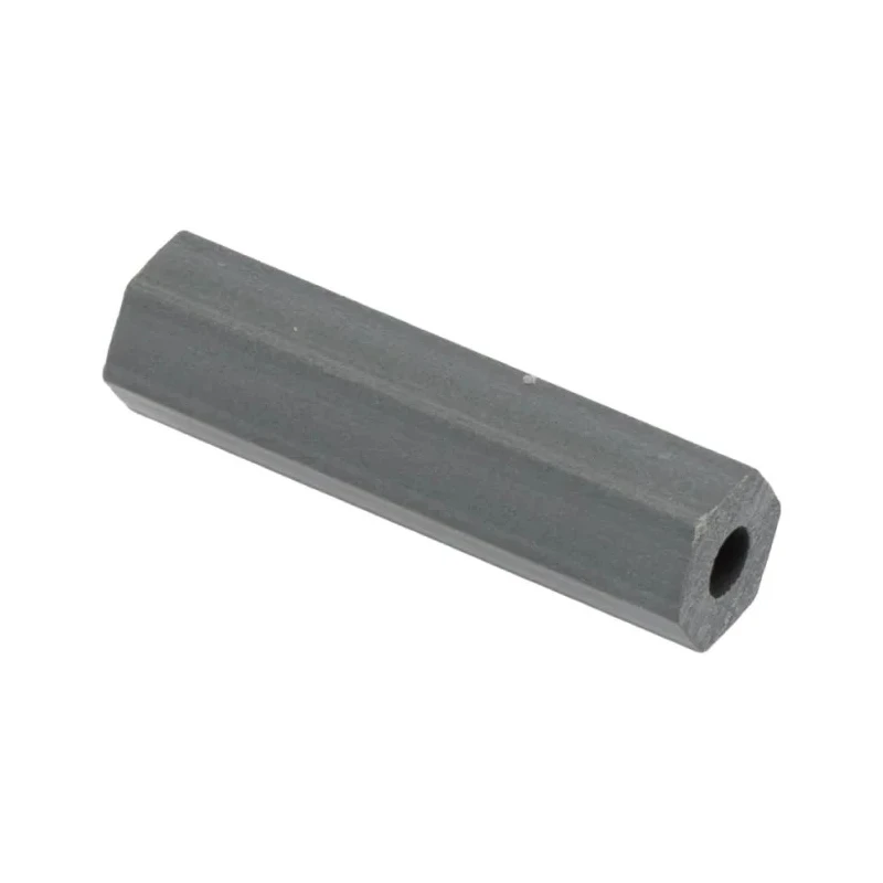 Essentra Hex Polyvinyl Chloride Spacer 25.4 mm, Hex Shape, 2.8 mm Inside Diameter, 6.4 mm Across Flats, Plain Finish 543-743