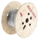 RS PRO Stainless Steel Wire Rope 100 m, 0.9 mm Diameter, 46 kg Safe Working Load 124-4756