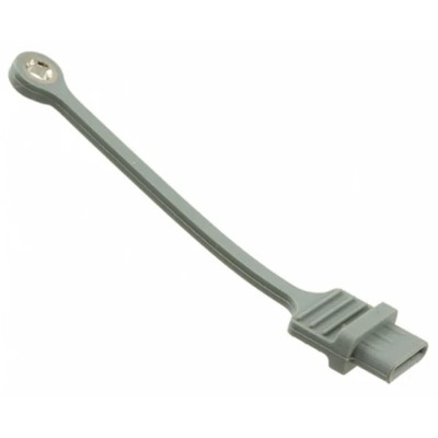 Amphenol Communications Solutions USB Type C Connector Dust Cover, Silicone Rubber, IP67, Grey MUSBR-2M5C-004BP
