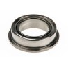 NMB Flanged Double Row Deep Groove Ball Bearing, Shielded, Stainless Steel, 8 mm ID, 12 mm OD, DDLF1280ZZHA5P24LY121