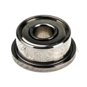 NMB 1 Row Ball Bearing, 3 mm ID, 8 mm OD, Shielded, Flanged, Martensitic Stainless Steel, Double Row DDRF830ZZRA5P24LY121