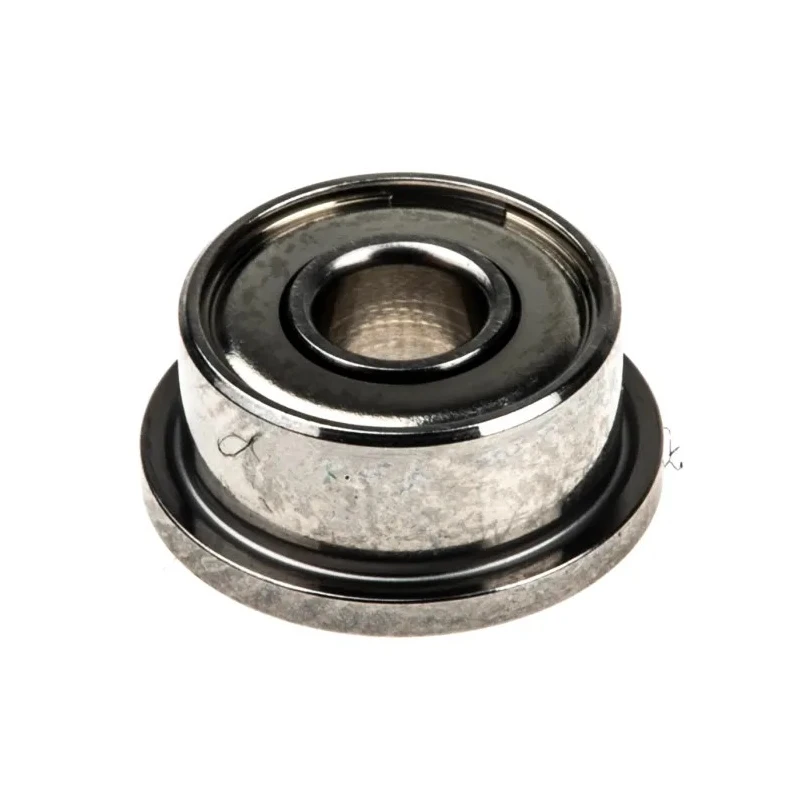 NMB 1 Row Ball Bearing, 3 mm ID, 8 mm OD, Shielded, Flanged, Martensitic Stainless Steel, Double Row DDRF830ZZRA5P24LY121