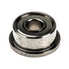 NMB 1 Row Ball Bearing, 3 mm ID, 8 mm OD, Shielded, Flanged, Martensitic Stainless Steel, Double Row DDRF830ZZRA5P24LY121