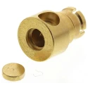 Radiall RP-SMP Series Coaxial Connector Cable Male, SMP, 50Ω, Right Angle Body, Solder, R222152000W