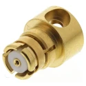 Radiall RP-SMP Series Coaxial Connector Cable Male, SMP, 50Ω, Right Angle Body, Solder, R222152000W