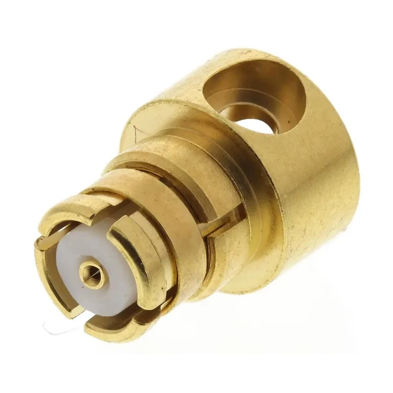 Radiall RP-SMP Series Coaxial Connector Cable Male, SMP, 50Ω, Right Angle Body, Solder, R222152000W