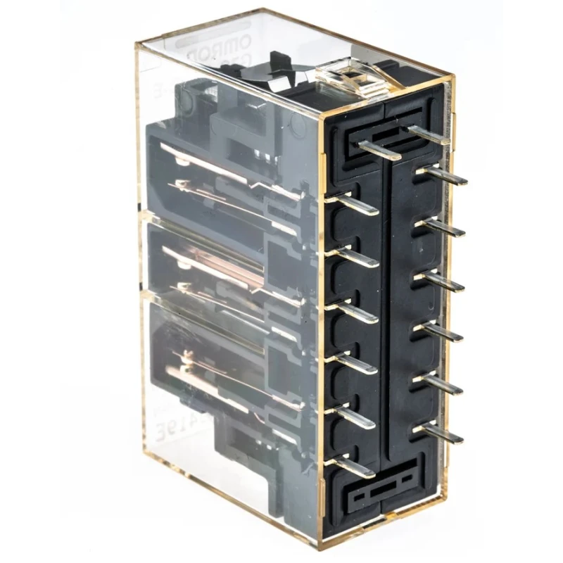 Omron PCB Force Guided Relay 24V DC Coil, 6-Pole, 800Ω Coil Resistance, G7S-4A2B-E DC24