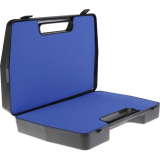 RS PRO Plastic Transit Case Polypropylene, 340 mm x 80 mm x 250 mm, Black, Foam Inserts 551-491