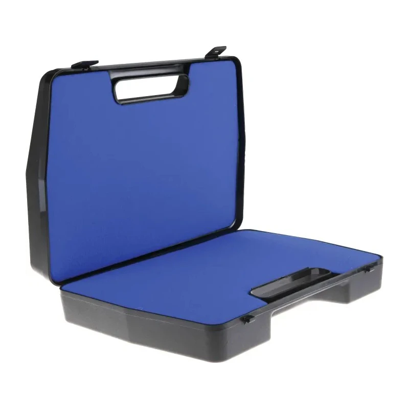 RS PRO Plastic Transit Case Polypropylene, 340 mm x 80 mm x 250 mm, Black, Foam Inserts 551-491