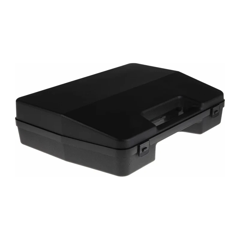 RS PRO Plastic Transit Case Polypropylene, 340 mm x 80 mm x 250 mm, Black, Foam Inserts 551-491