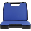 RS PRO Plastic Transit Case Polypropylene, 340 mm x 80 mm x 250 mm, Black, Foam Inserts 551-491