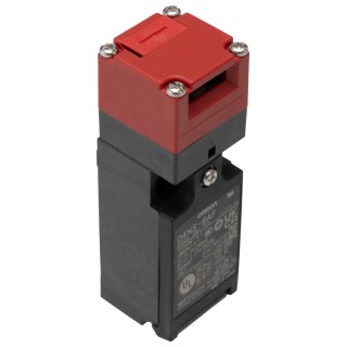 Omron Solenoid Interlock Switch Power to Lock/Unlock , IP67, M12 Conduit, 2 Auxiliary Contacts, 110V AC/50mA, 96x31x30mm D4NS