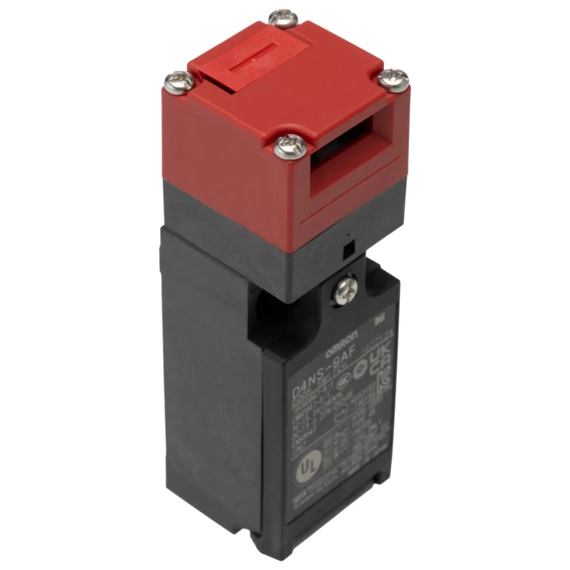 Omron Solenoid Interlock Switch Power to Lock/Unlock , IP67, M12 Conduit, 2 Auxiliary Contacts, 110V AC/50mA, 96x31x30mm D4NS