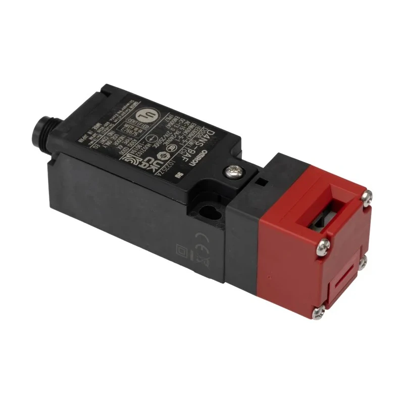 Omron Solenoid Interlock Switch Power to Lock/Unlock , IP67, M12 Conduit, 2 Auxiliary Contacts, 110V AC/50mA, 96x31x30mm D4NS