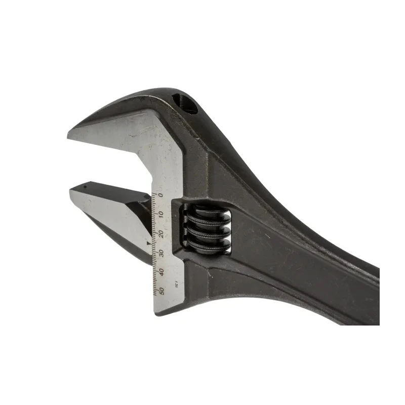 Bahco Adjustable Spanner 53 mm Jaw Capacity, 455 mm Metal Handle, Chrome Finish TAH8075