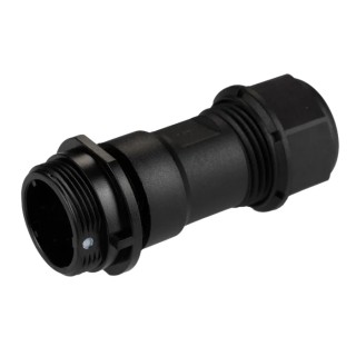 RS PRO Industrial Circular Connector 4 Contacts, Male Socket, Cable Mount, IP68, SP17 Series 124-6651