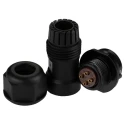 RS PRO Industrial Circular Connector 4 Contacts, Male Socket, Cable Mount, IP68, SP17 Series 124-6651